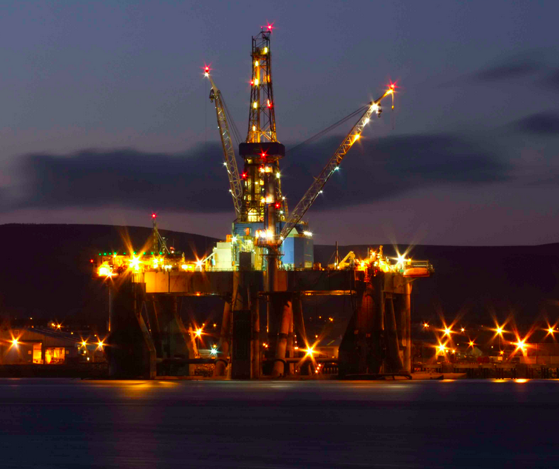 offshore drilling well