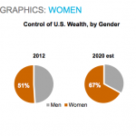 control of US wealth by gender