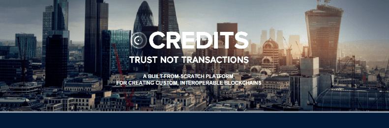 Credits blockchain company