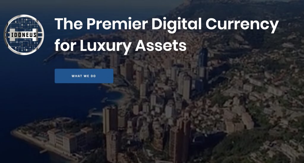 Idoneous - The Premier Digital Currency for Luxury Assets