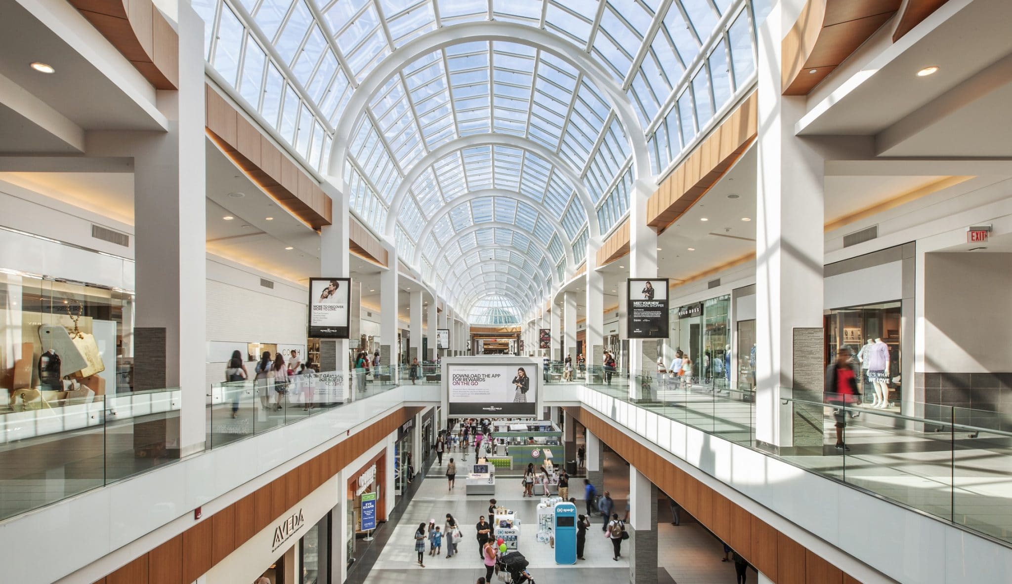 visit to shopping mall
