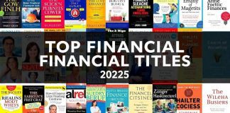 Collage of 2025 financial book covers.