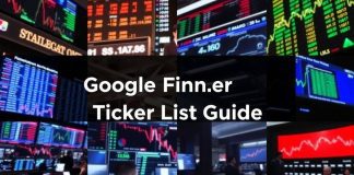 Stock market collage featuring trading and finance elements.