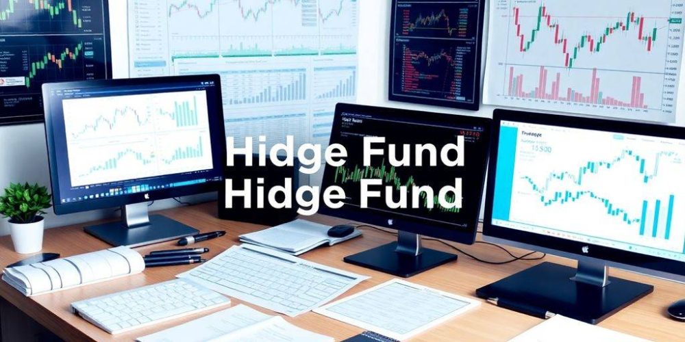 Financial workspace for hedge fund management and planning.