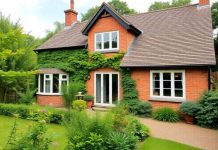 A tranquil second home in the UK garden.