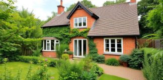 A tranquil second home in the UK garden.