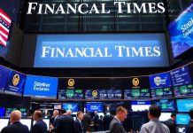 Traders engaged in financial activities at the stock exchange.