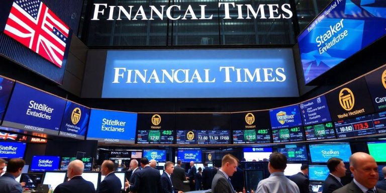 Traders engaged in financial activities at the stock exchange.