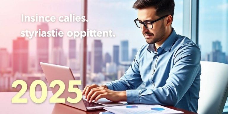 Finance professional analyzing data in a modern office.