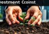 Hands planting seeds in soil for investment growth.