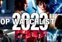 Collage of exciting movie stills from 2025.