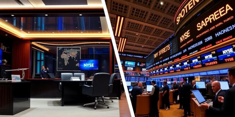 Two financial charts side by side.