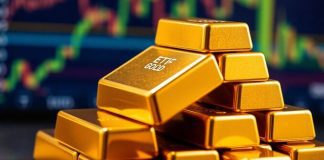 Gold bars stacked elegantly, symbolizing investment opportunities.