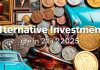 Diverse alternative assets for investment in 2025.