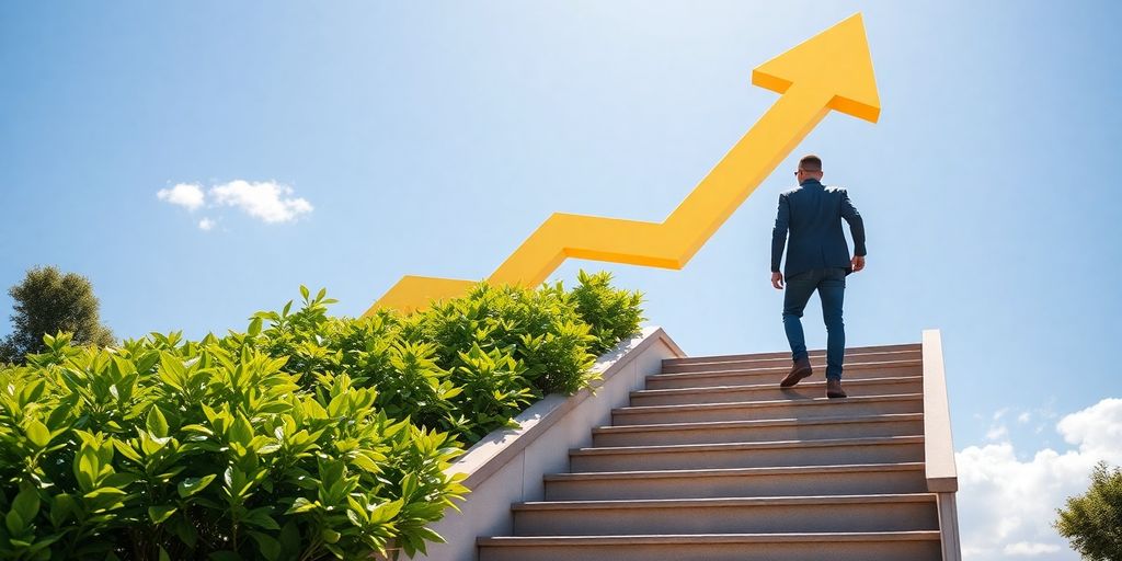 Money growth and career progression.