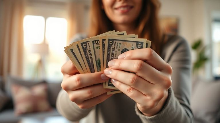 Hands holding money, wealth, personal finance