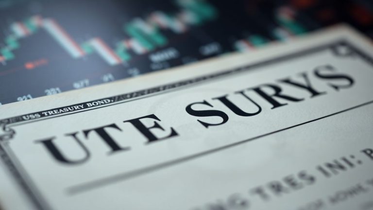 US bond certificate with financial data patterns.