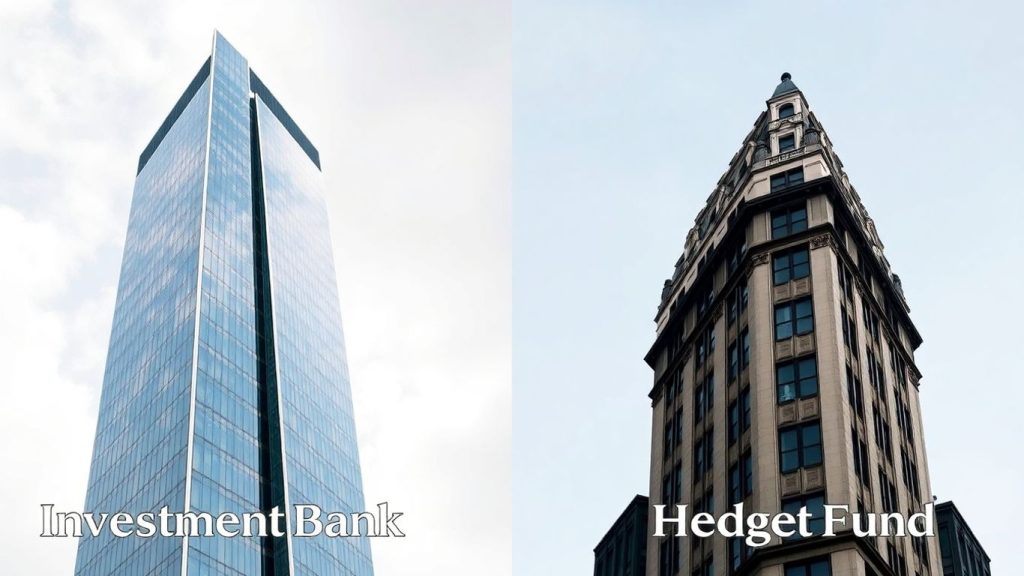 Hedge fund building versus investment bank skyscraper