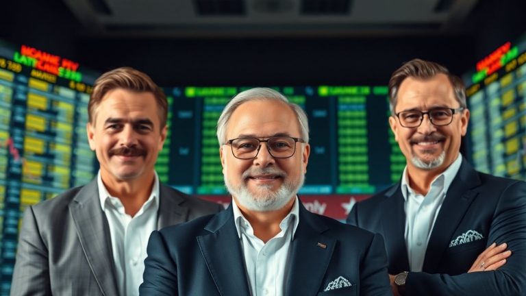 Portraits of legendary hedge fund managers