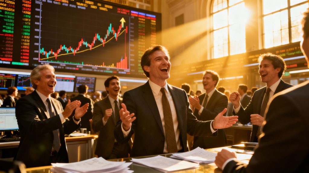 Argentinian hedge funds celebrate market gains.