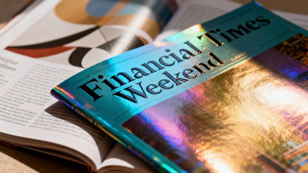 Financial Times Weekend Magazine cover