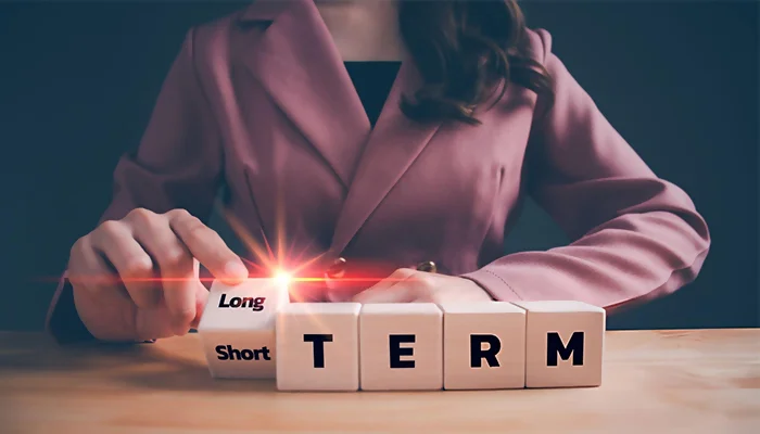 How can short term goals best lead towards accomplishing long term career goals