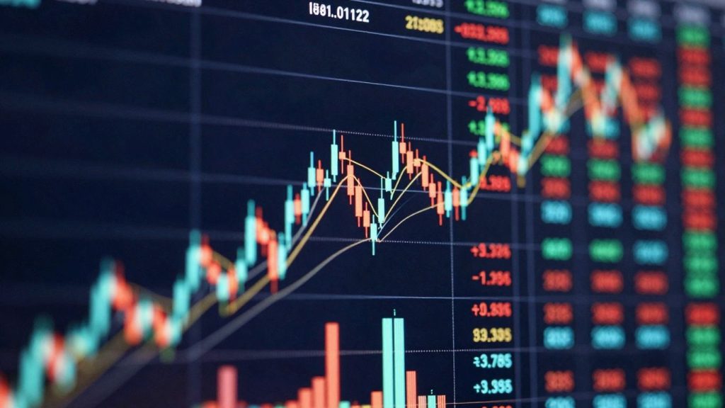 Live stock market data visualization