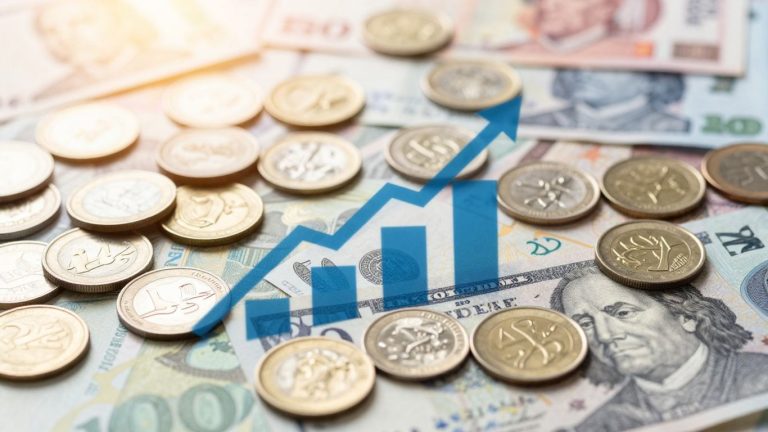 Diverse financial elements suggesting business growth and opportunity.