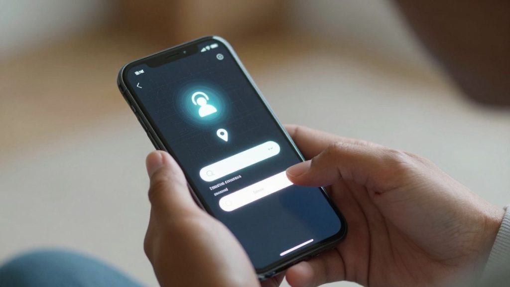 Student loan login troubleshooting on a smartphone.