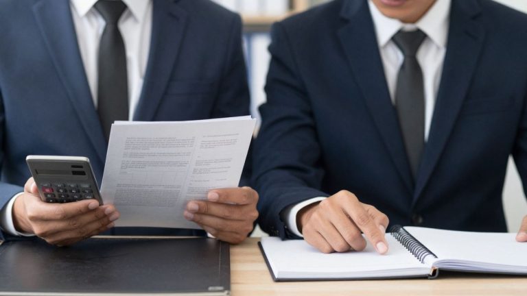 Accounting and finance professionals discussing earnings potential.