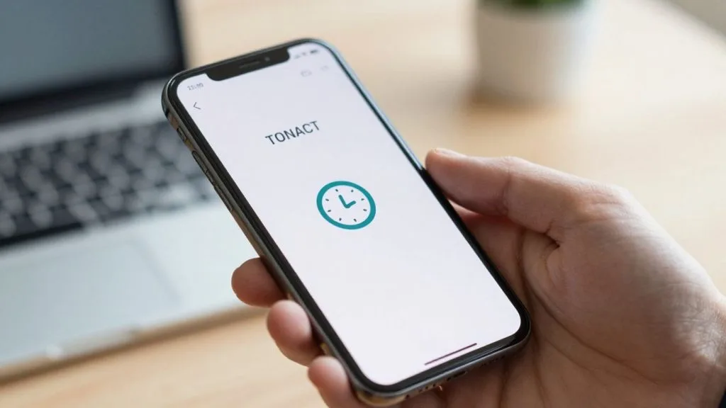 FAFSA contact information on a smartphone screen.