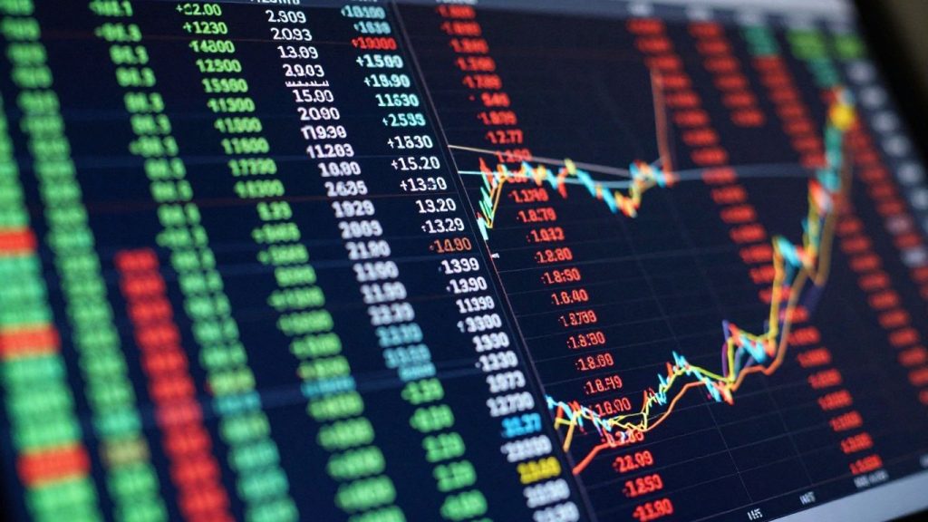 Google Finance attributes list interface.