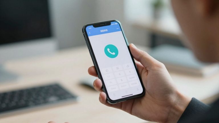 Student loan repayment contact number on a phone screen.