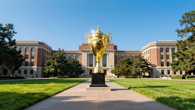 Financial Times Master of Finance Ranking trophy at university