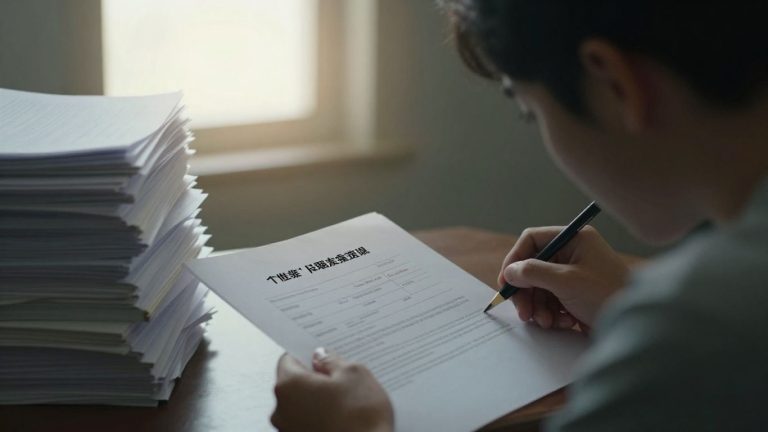 Student loan documents with a hopeful future.